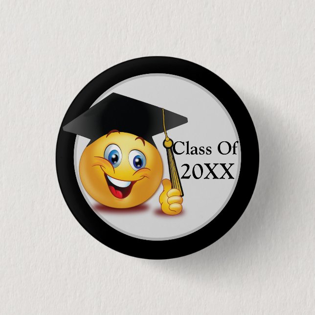 Graduation Class Custom 3 Cm Round Badge (Front)