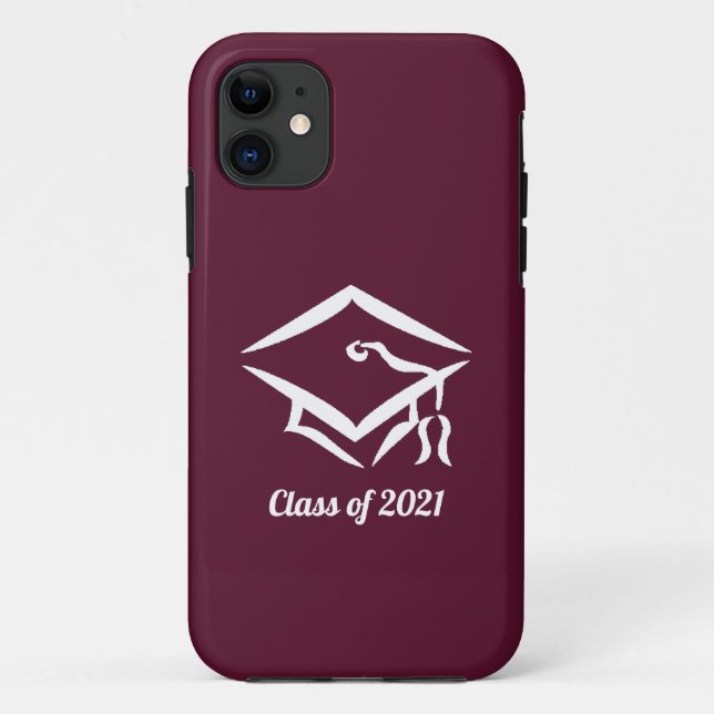 Graduation Class of 2021 BGYWHT Case-Mate iPhone Case (Back)