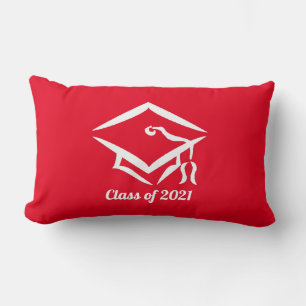 Graduation Class of 2021 REDWHT Lumbar Cushion