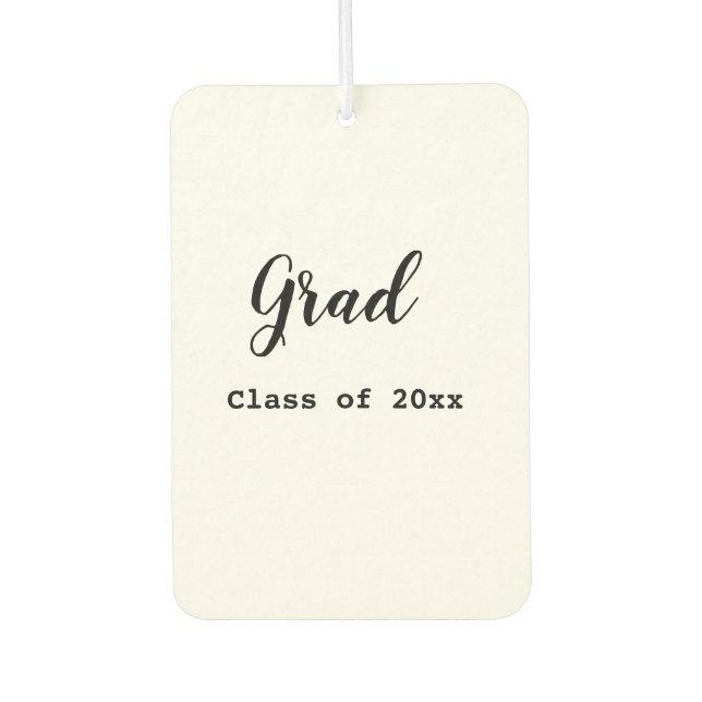 Graduation class of 2023 congratulation add your n car air freshener (Front)