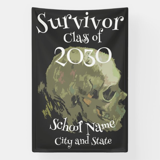 Graduation Class of 2024 2025 2026 2027 2028 2029 Banner (Vertical)