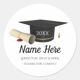 Graduation Class of 2024 Favour Sticker Seals