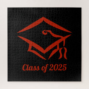 Graduation Class of 2025 BLKBRD Custom Year Name Jigsaw Puzzle