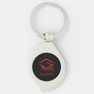 Graduation Class of 2025 BLKBRD Customise Year Key Ring