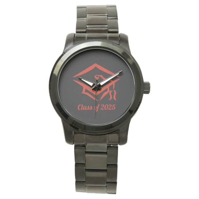 Graduation Class of 2025 BLKBRD Customise Year Watch (Front)
