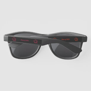 Graduation Class of 2025 BLKDKRD Custom Year Name Sunglasses