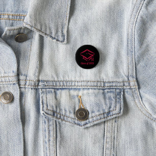 Graduation Class of 2025 BLKDKRD Customise Year 3 Cm Round Badge