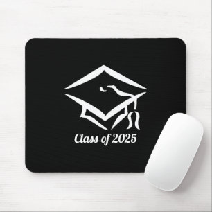 Graduation Class of 2025 BLKWHT Customise Year Mouse Pad