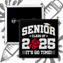 Graduation Class of 2025 Cheerleader Cheer Senior