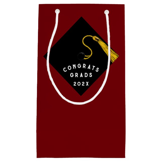 Graduation Class of 2025 Congrats Small Gift Bag (Front)