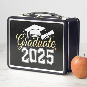 Graduation Class Of 2025 Graduate Metal Lunch Box