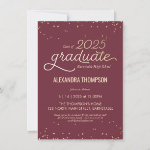 Graduation Class of 2025 Invitation