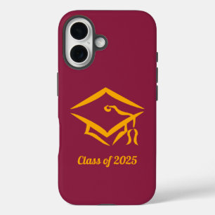 Graduation Class of 2025 MRNGLD Customise Year iPhone 16 Case