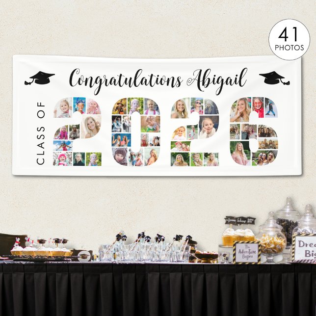 Graduation Class of 2026 Photo Number Cutout Banner (Creator Uploaded)