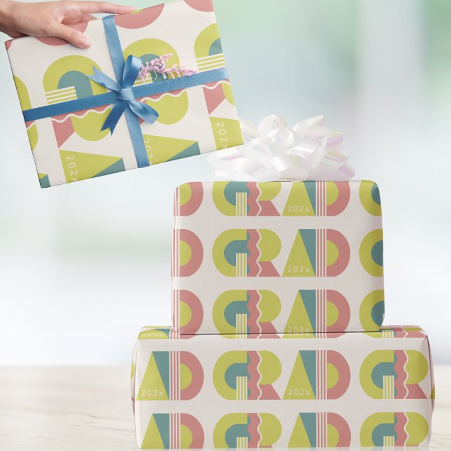Graduation class of 2026 retro wrapping paper (Creator Uploaded)