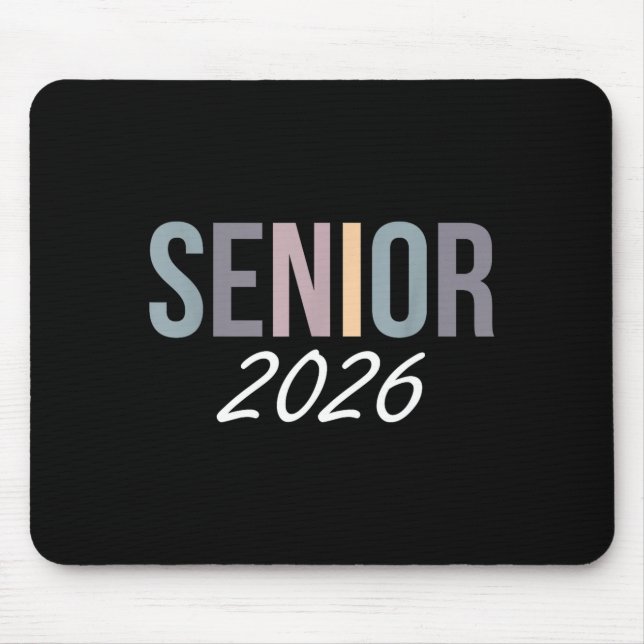 Graduation class of 2026 senior 2026 high schoolGr Mouse Pad (Front)