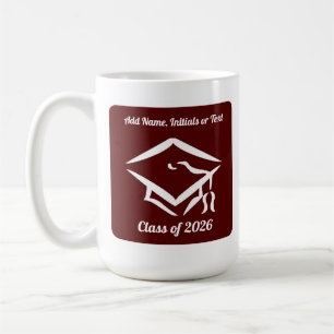 Graduation Class of 202?? BURWHT Customise Year Coffee Mug