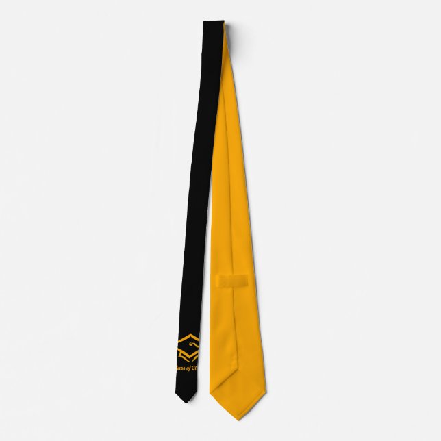 Graduation Class of 20?? BLKGLD Customise Year Tie (Back)