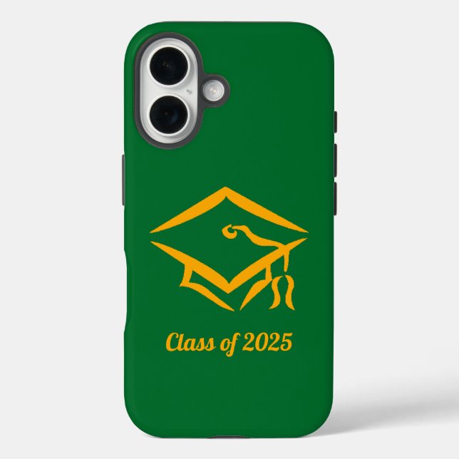 Graduation Class of 20?? GRNGLD Customise Year Case-Mate iPhone Case (Back)