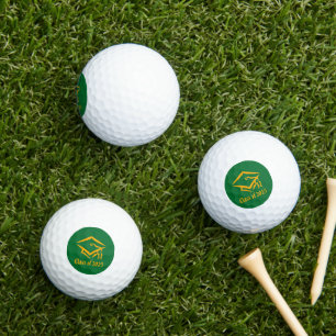 Graduation Class of 20?? GRNGLD Customise Year Golf Balls