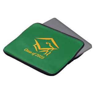 Graduation Class of 20?? GRNGLD Customise Year Laptop Sleeve