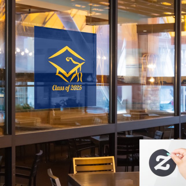 Graduation Class of 20?? NVYGLD Customise Year (Restaurant Window)