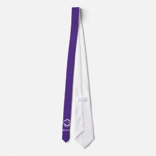 Graduation Class of 20?? PURWHTCustomize Year Tie