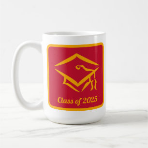 Graduation Class of 20?? REDGLD Customise Year Coffee Mug