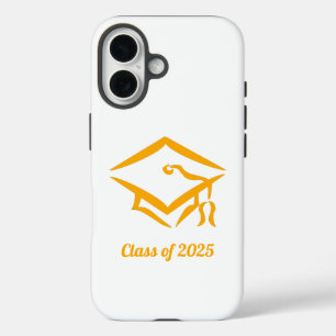 Graduation Class of 20?? WHTGLD Customise Year iPhone 16 Case