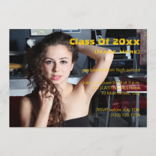 Graduation Class Of 20xx Invitation