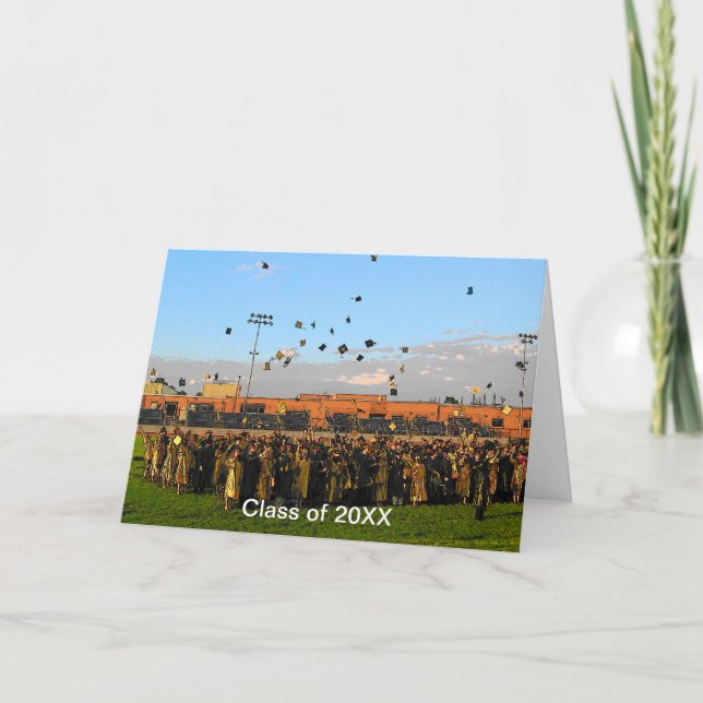 Graduation Class of 20XX on Field Card (Front)