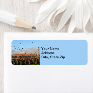 Graduation Class of 20XX on Field Return Address Label