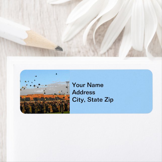 Graduation Class of 20XX on Field Return Address Label (Insitu)
