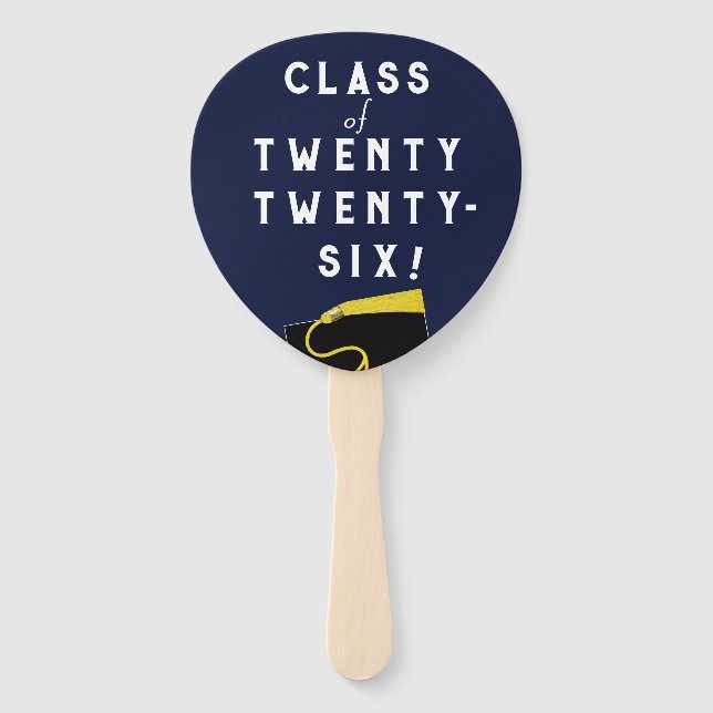 Graduation Class of '26 Hand Fan (Front)