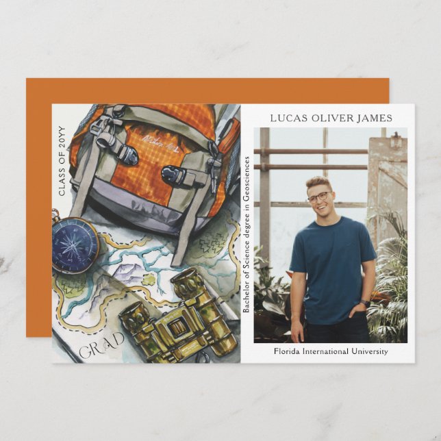 Graduation Class of Geography Science (Front/Back)