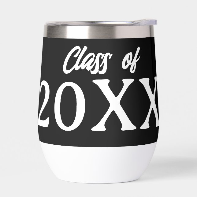 Graduation Class of Personalised Black and White (Left)