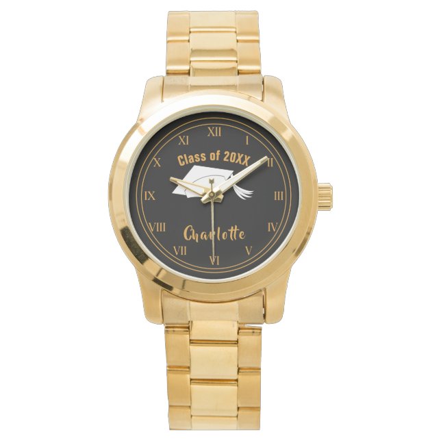 Graduation Class of Personalised Keepsake Watch (Front)