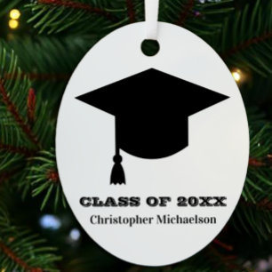 Graduation Class Year Metal Tree Decoration