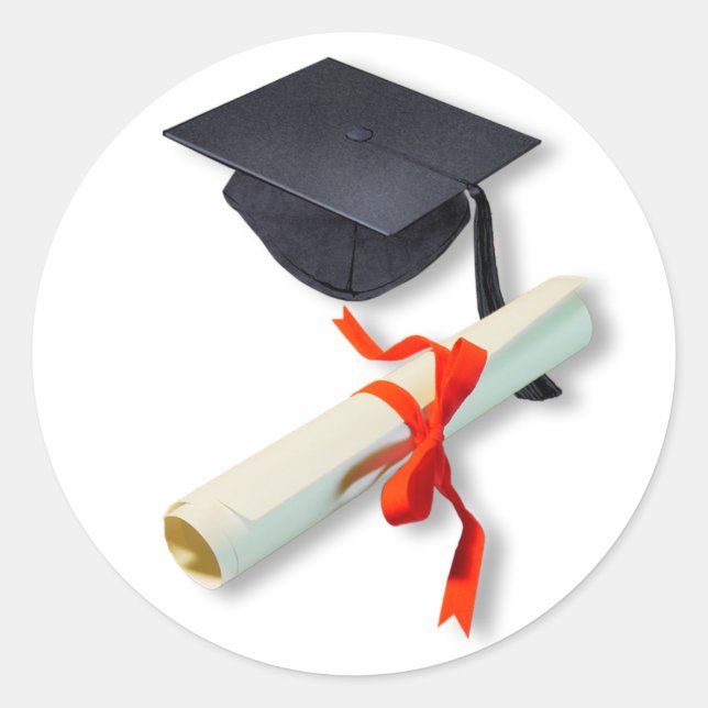 Graduation Classic Round Sticker (Front)