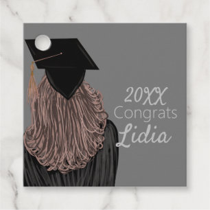 Graduation College Highschool Girl Graduate Favour Tags