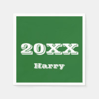 Graduation Commencement Personalised Napkins