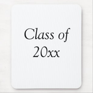 Graduation congrats class of 20xx add name text mouse pad