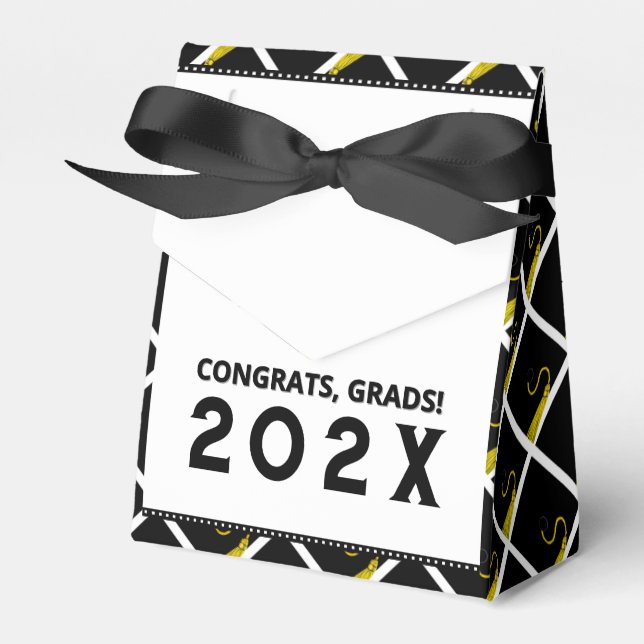 Graduation Congrats Favour Box (Front Side)