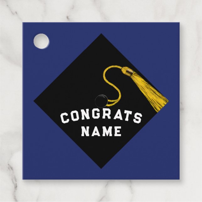 Graduation Congrats Favour Tags (Front)