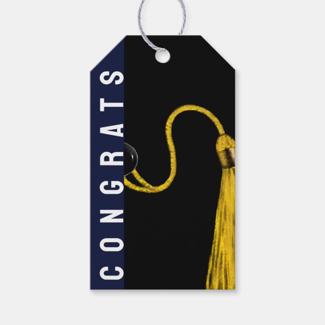 Graduation Congrats Gift Tags (Front)