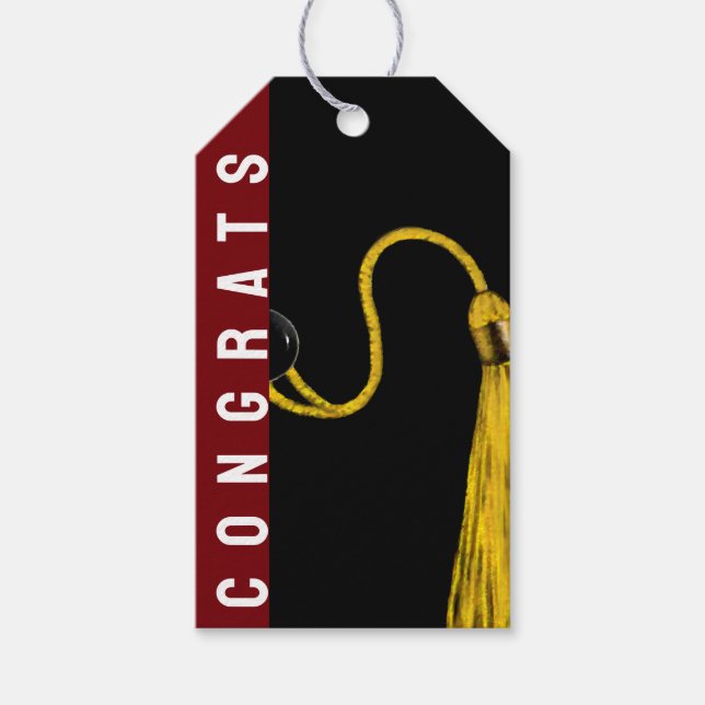 Graduation Congrats Gift Tags (Front)
