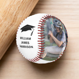 Graduation Congrats Personalised Photo Baseball