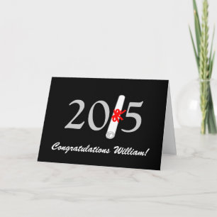 Graduation Congratulations 2015, Customisable Card