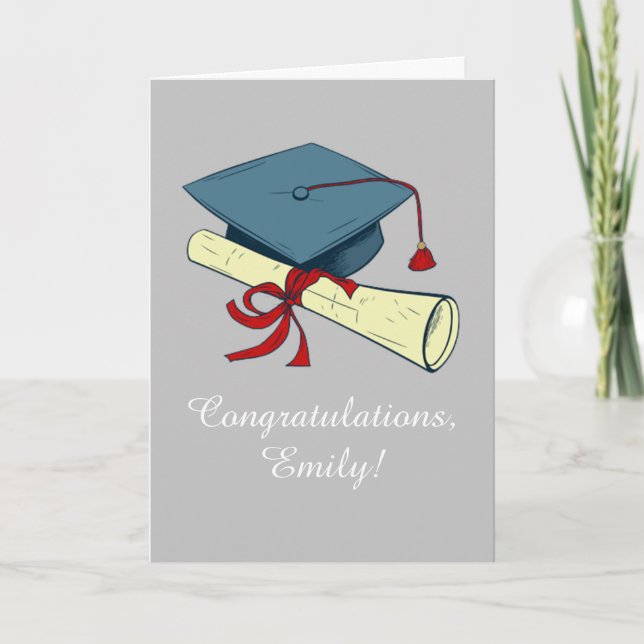 Graduation Congratulations Classic Card (Front)
