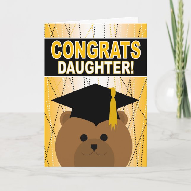 Graduation Congratulations for Daughter Card (Front)